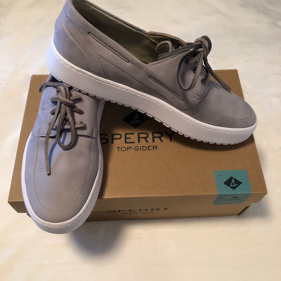 Men’s Shoes By Sperry, Grey Suede, Various Sizes - Picture 2 of 5